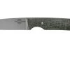 White River Knives Hunter Black Burlap Micarta Cuchillo De Caza, Owen Baker Jr. Design
