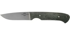 White River Knives Hunter Black Burlap Micarta Cuchillo De Caza, Owen Baker Jr. Design